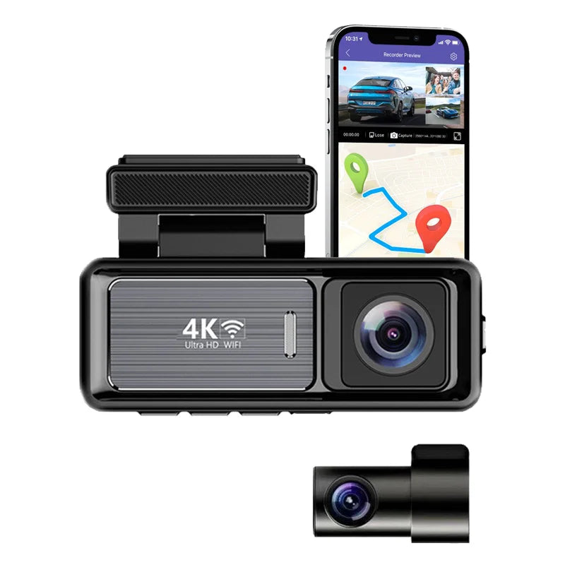 Dashcam 4K Double Vision