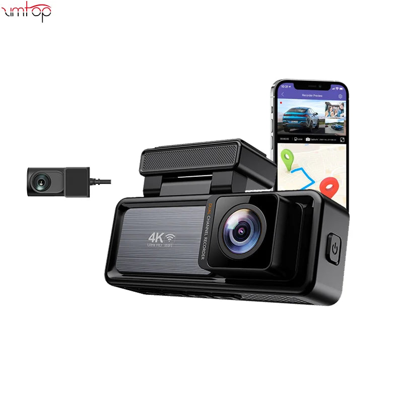 Dashcam 4K Double Vision