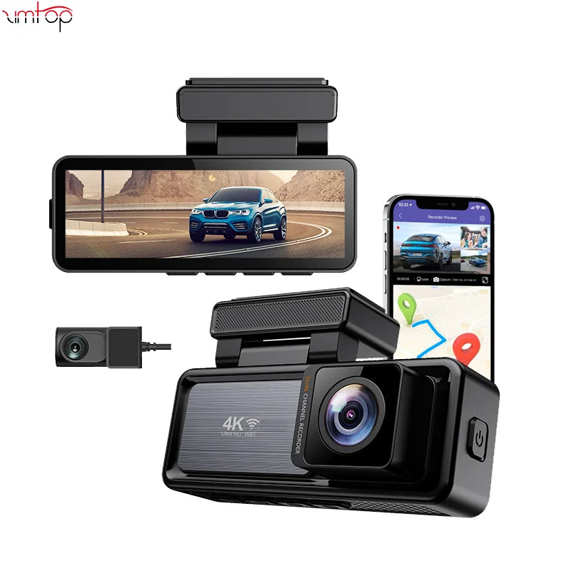 Dashcam 4K Double Vision