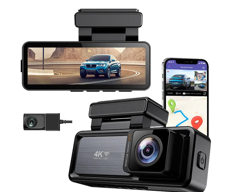 Dashcam 4K Double Vision